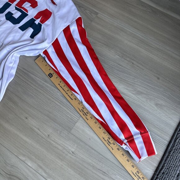 Greater Half‎ American Flag 4th Of July Hoodie Large Men’s Stars And Stripes - Picture 5 of 10